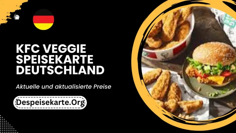 KFC Veggie Menü Deutschland Aktualisierte Preise 2024