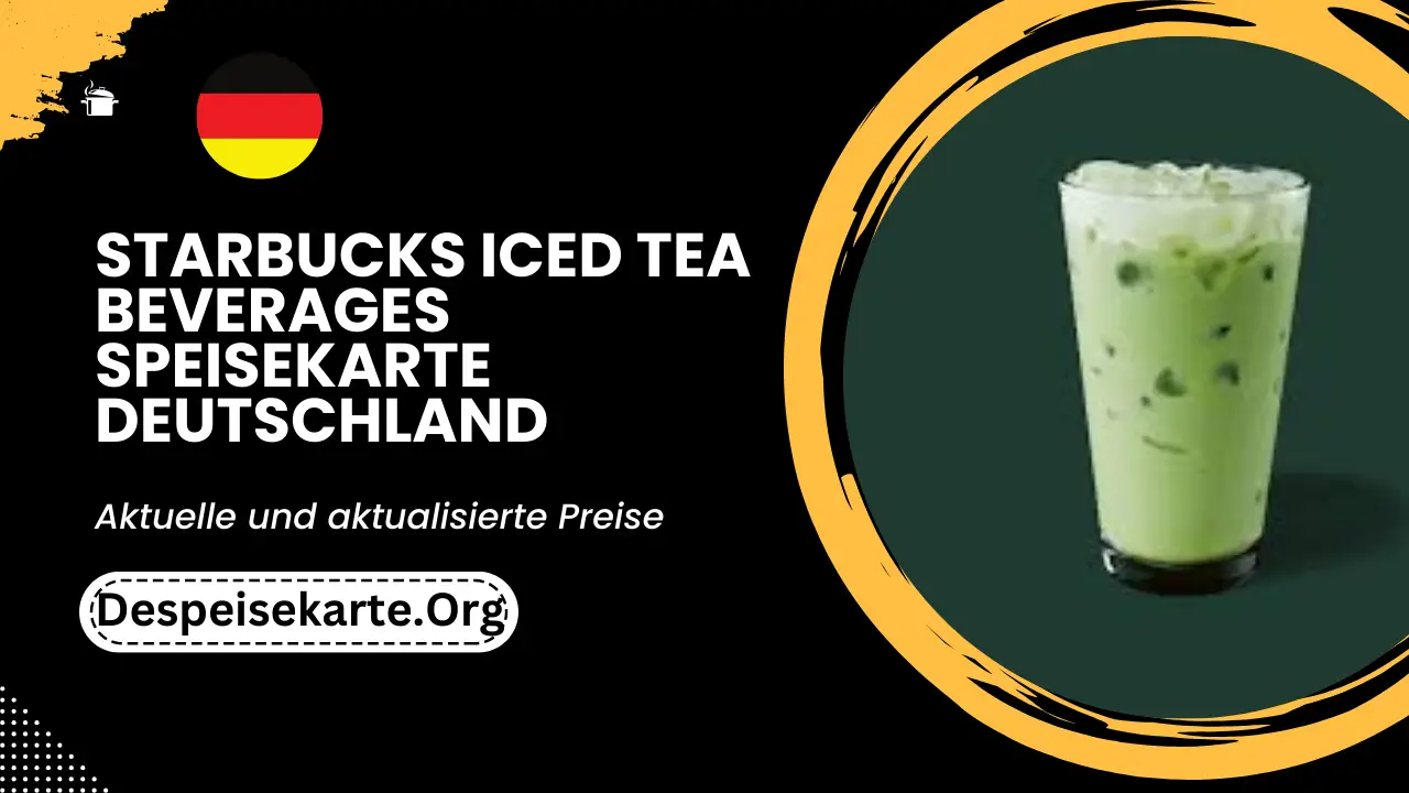 Starbucks Iced Tea Beverages Speisekarte