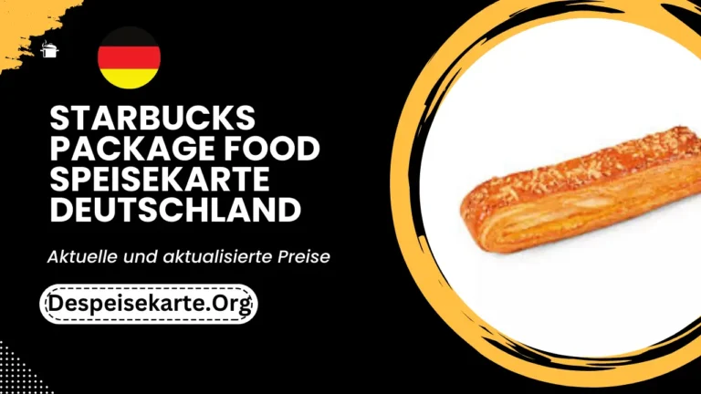 Starbucks Package Food Menu Deutschland Aktualisierte Preise 2024