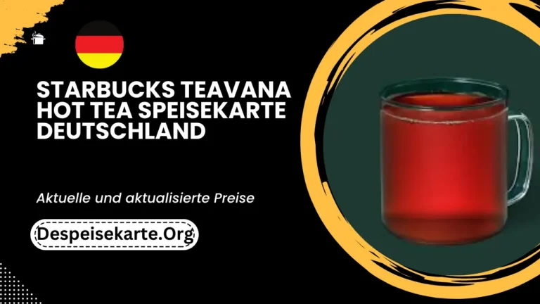 Starbucks Teavana Hot Tea Menu Deutschland Aktualisierte Preise 2024