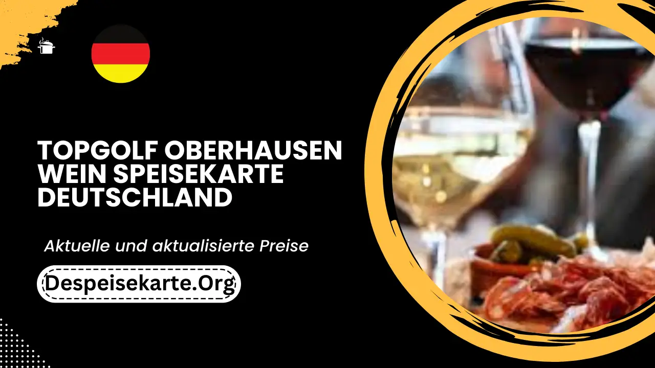 Topgolf Oberhausen Wein Speisekarte