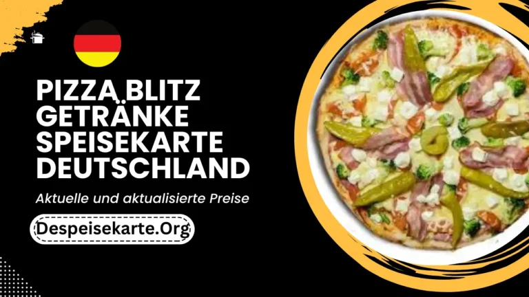 Pizza Blitz Getränke Speisekarte Deutschland Aktualisierte Preise 2024