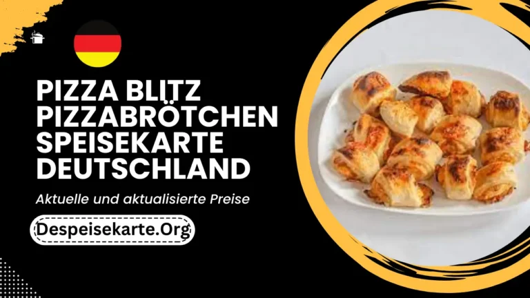 Pizza Blitz Pizzabrötchen Speisekarte Deutschland Aktualisierte Preise 2024