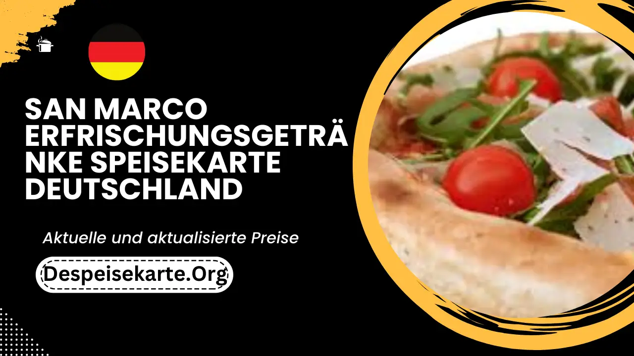 San Marco Erfrischungsgetränke Speisekarte