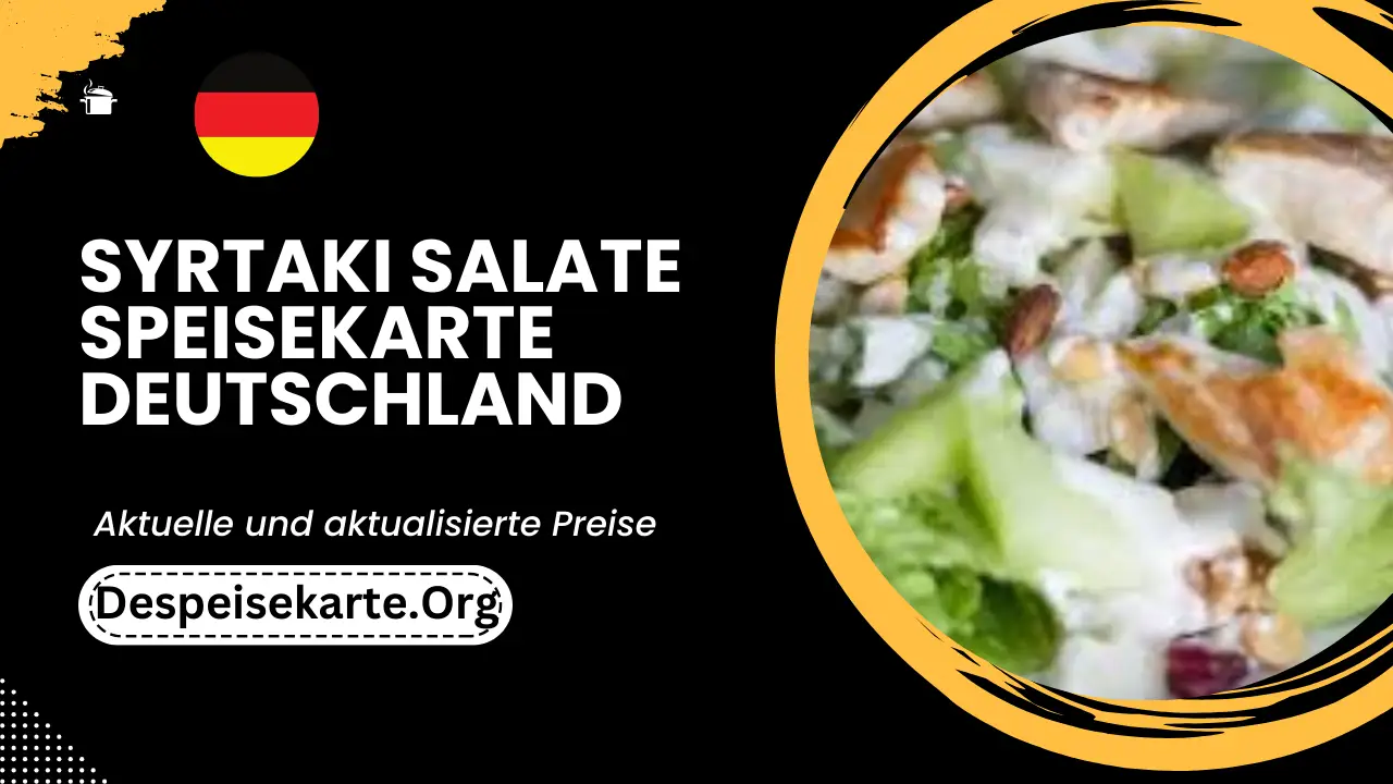 Syrtaki Salate Speisekarte