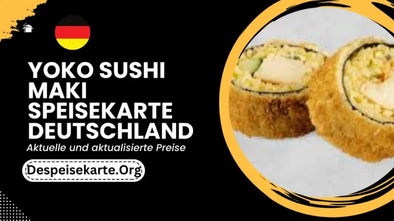 Yoko Sushi Maki Speisekarte Deutschland Aktualisierte Preise 2024