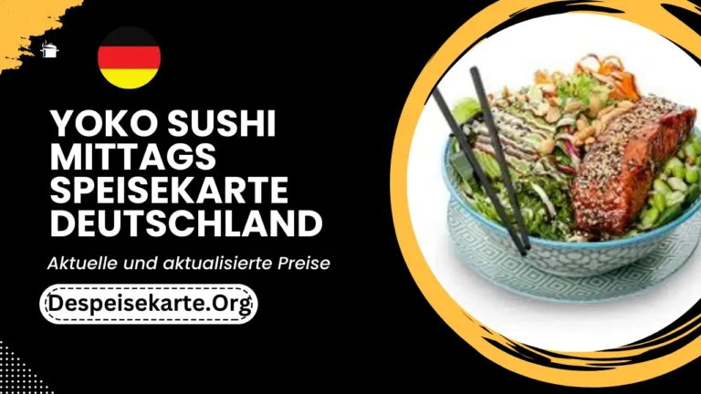 Yoko Sushi Mittags Speisekarte Deutschland Aktualisierte Preise 2024