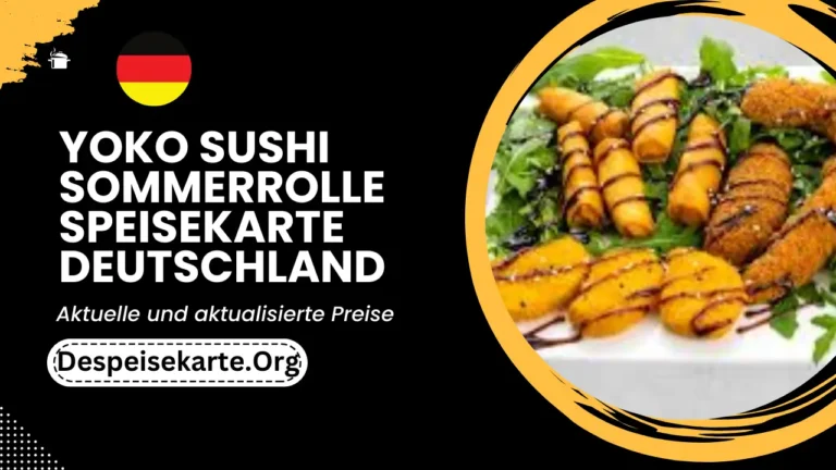 Yoko Sushi Sommerrolle Speisekarte Deutschland Aktualisierte Preise 2024