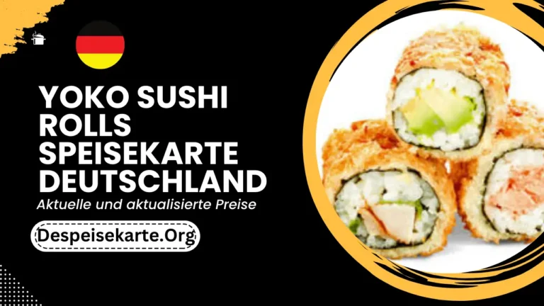 Yoko Sushi Rolls Speisekarte Deutschland Aktualisierte Preise 2024