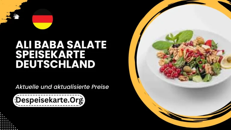 Ali Baba Salate Speisekarte Deutschland Aktualisierte Preise 2024