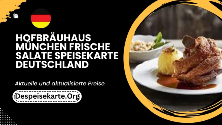 Hofbräuhaus München Frische Salate Speisekarte Deutschland Aktualisierte Preise 2024