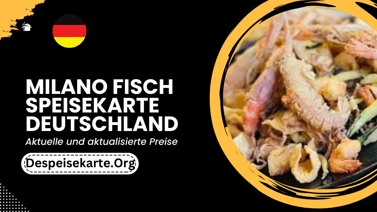 Milano Fisch Speisekarte