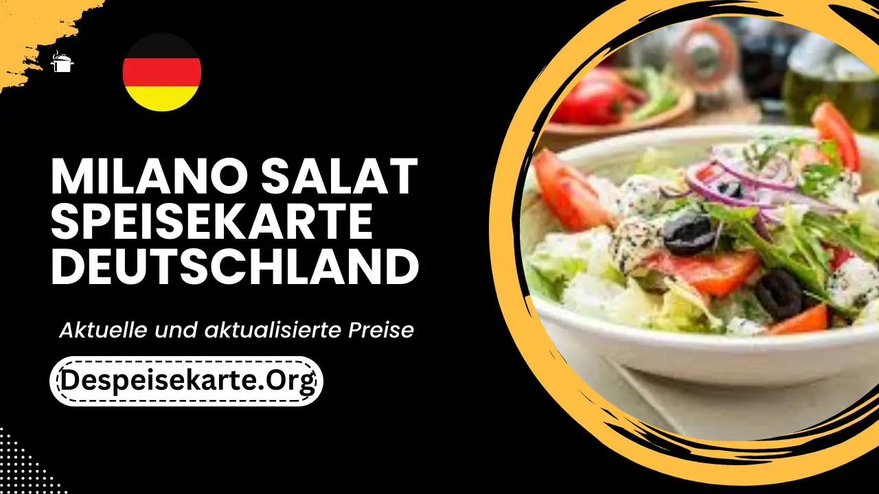 Milano Salat Speisekarte