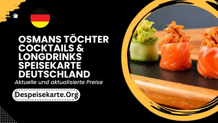 Osmans Töchter Cocktails & Longdrinks Speisekarte Deutschland Aktualisierte Preise 2024